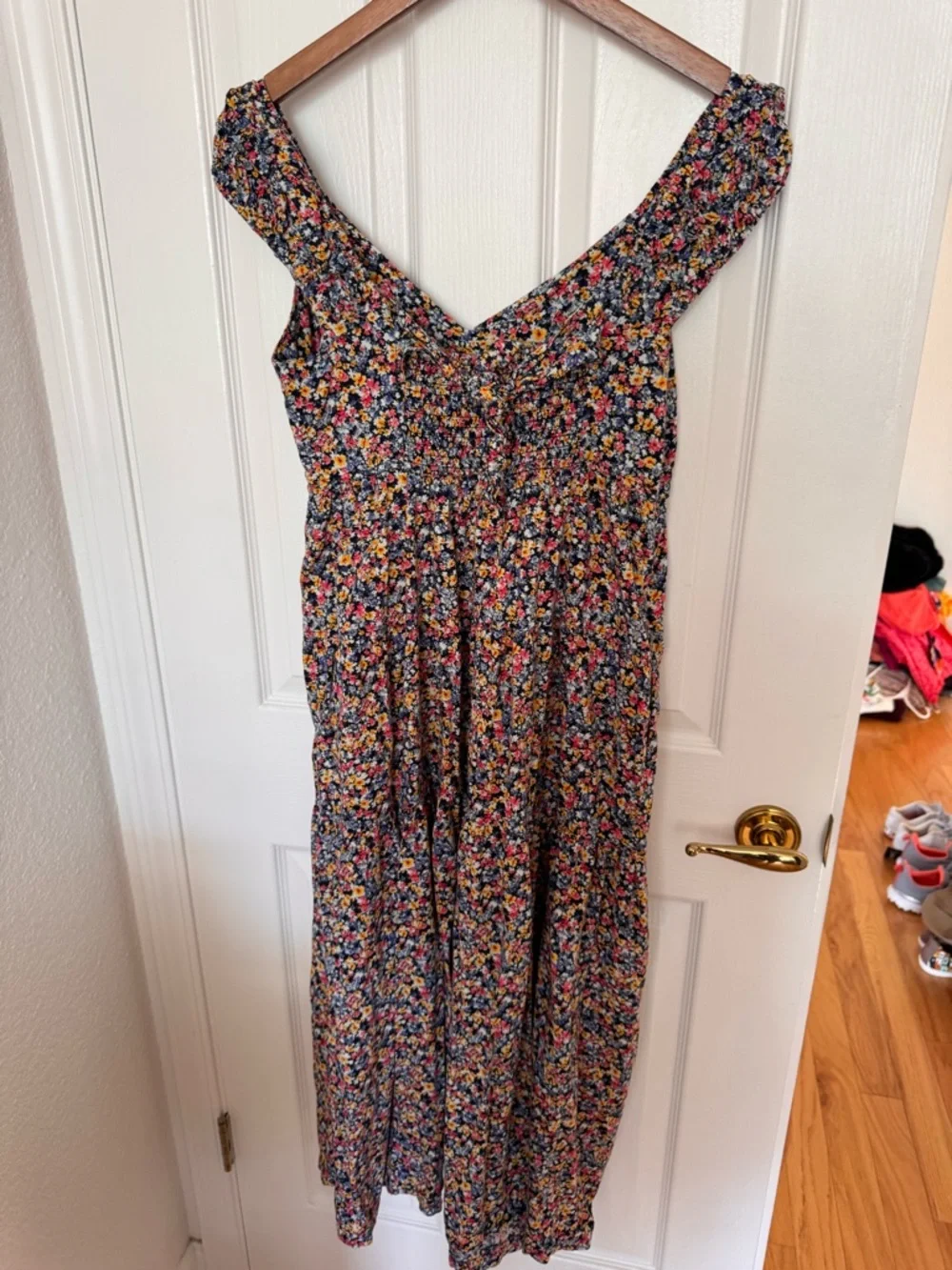 Old Navy Multicolor Floral Maxi Dress - Picture 4 of 4